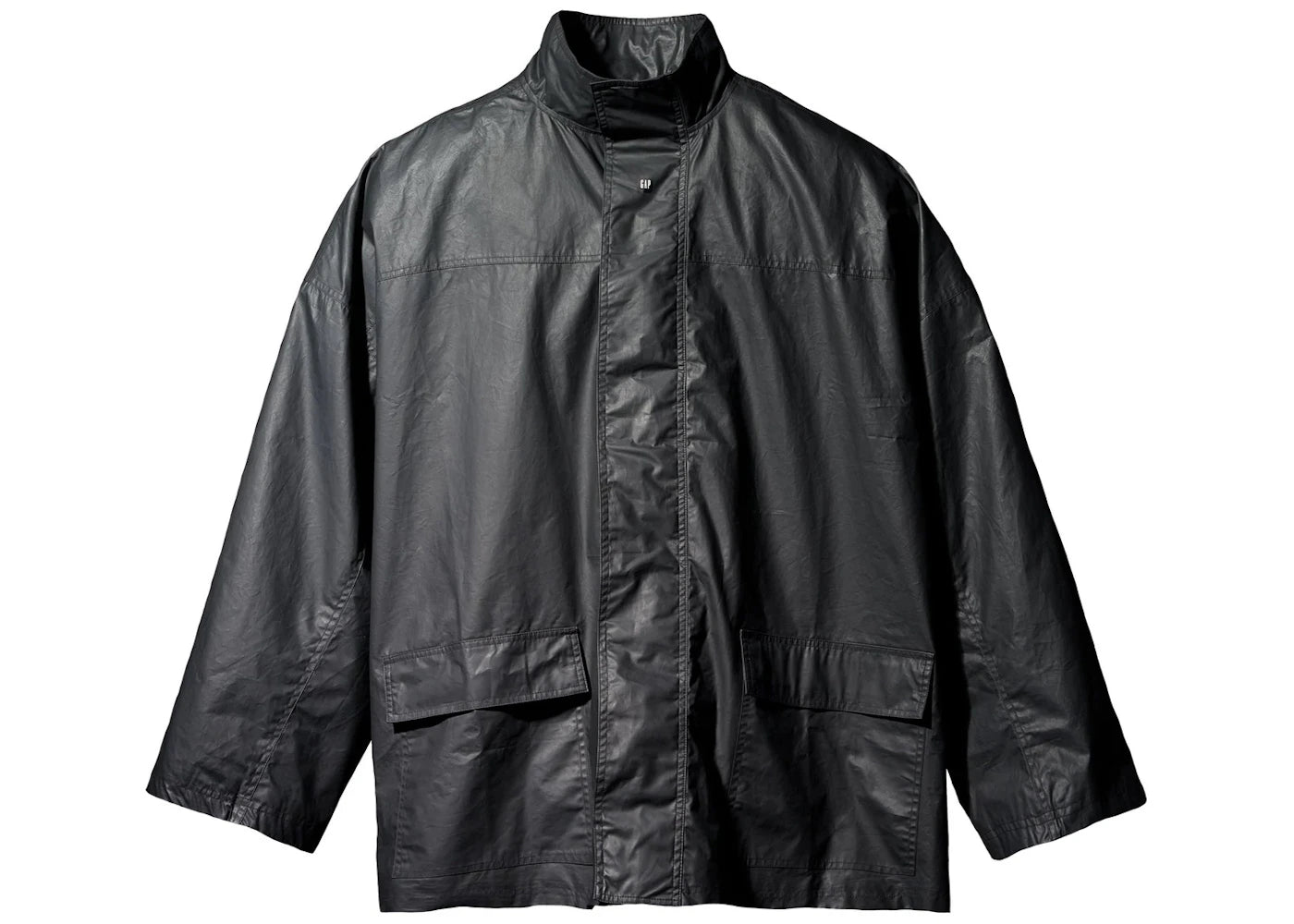 Yeezy Gap Coated Cotton Light Parka Black