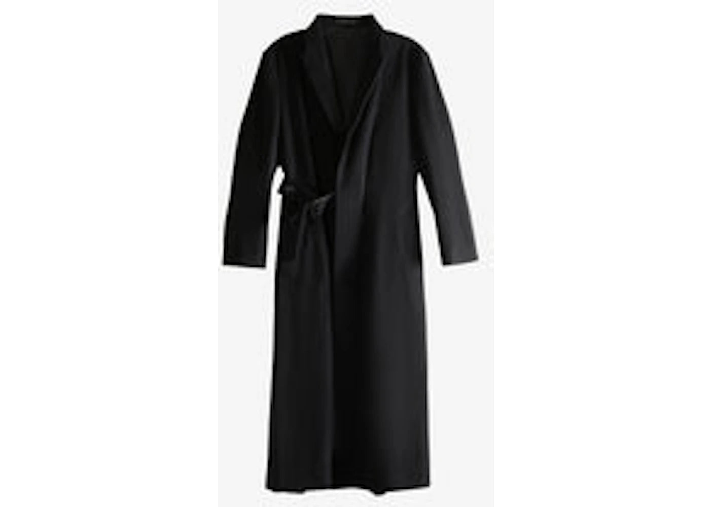 Yohji Yamamoto Waist Belt D Coat Black