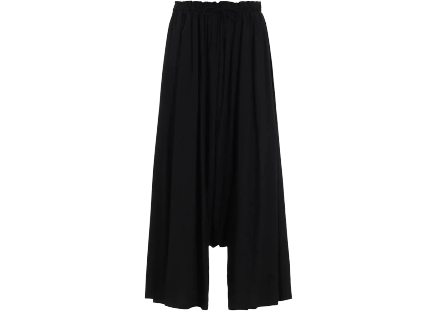 Yohji Yamamoto Women's O-Gathered Pants Black