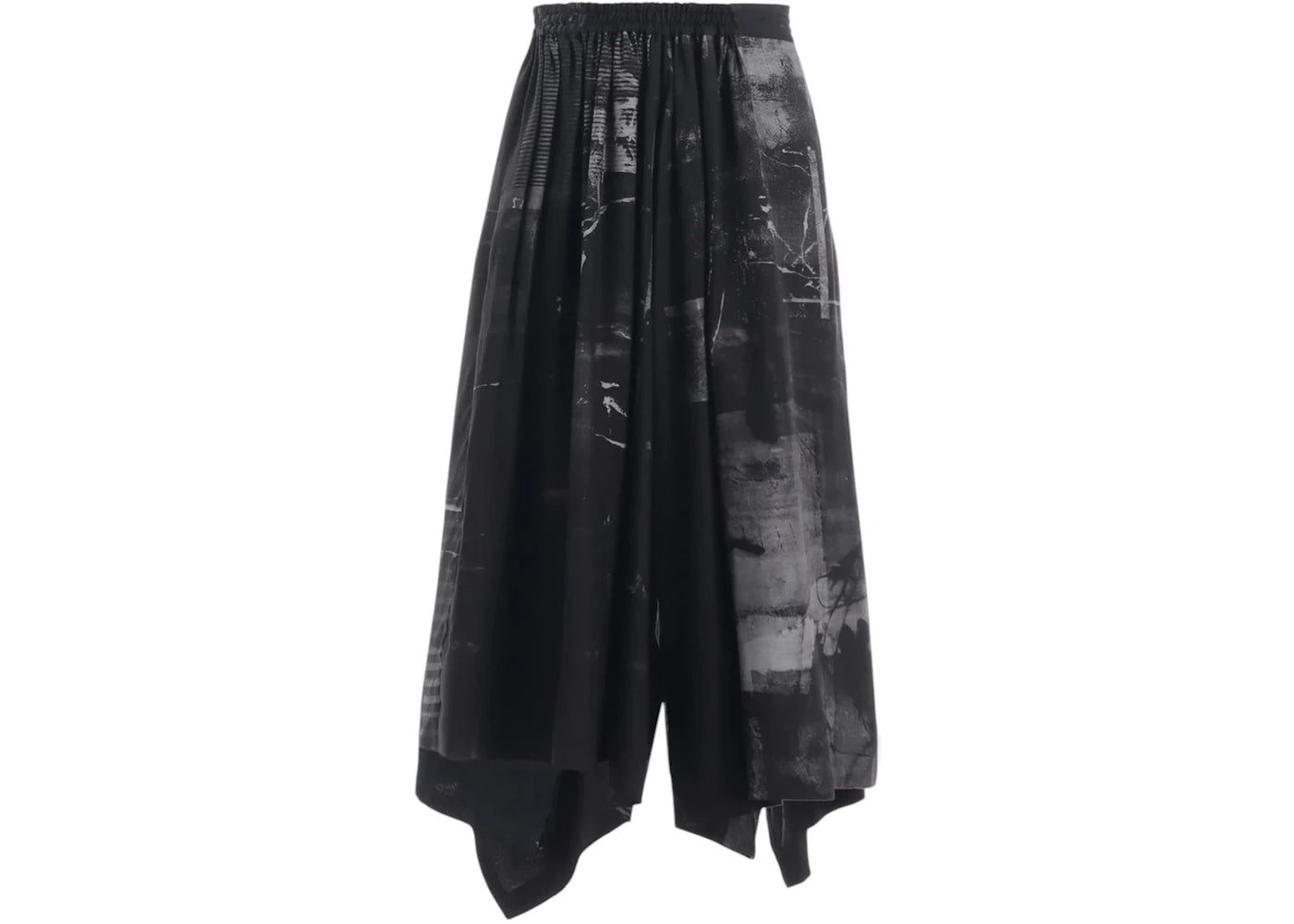 Yohji Yamamoto Women's Y-Right-Side Gathered Pants Black