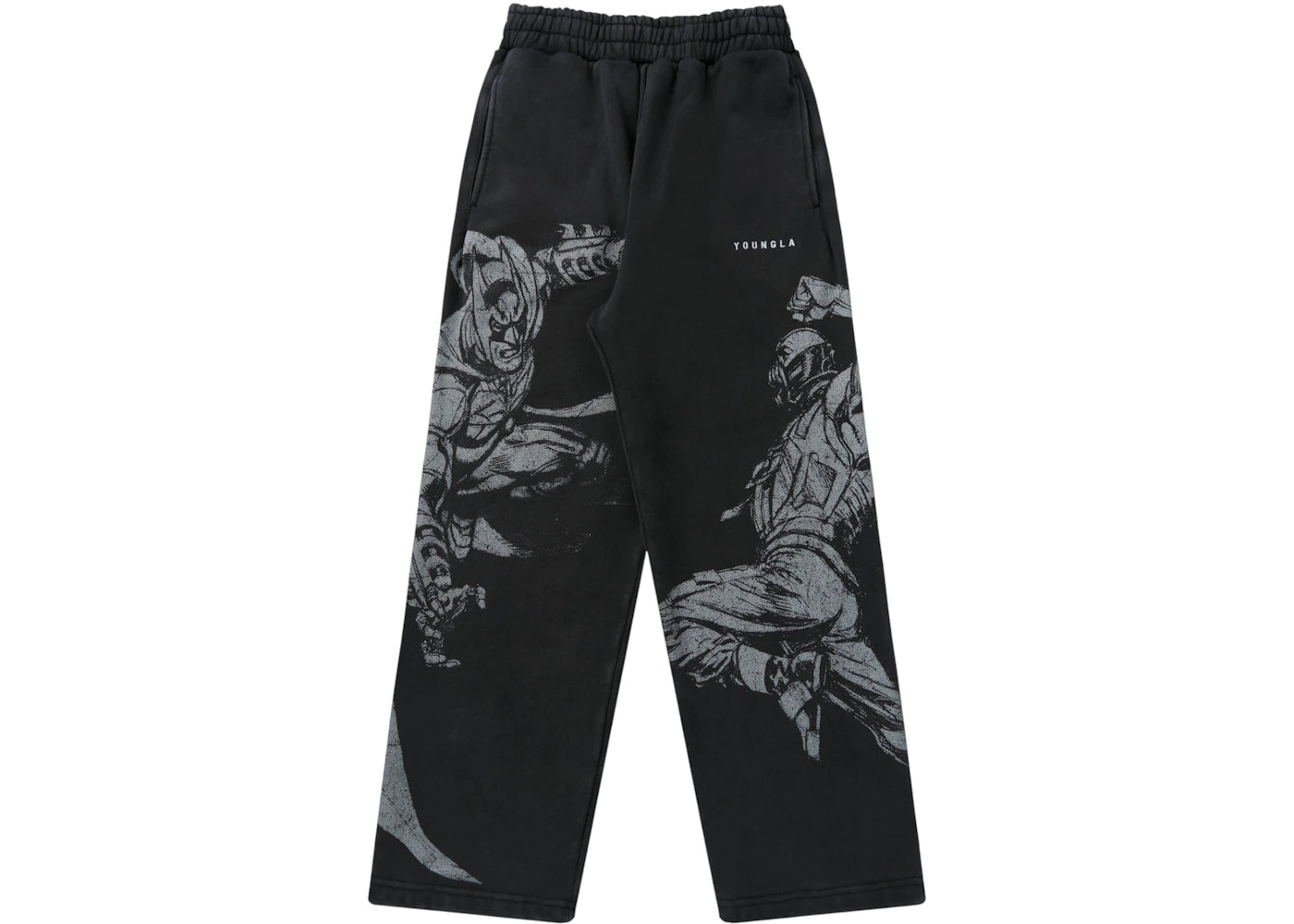 YoungLA x Batman Legends Joggers The Battle Black