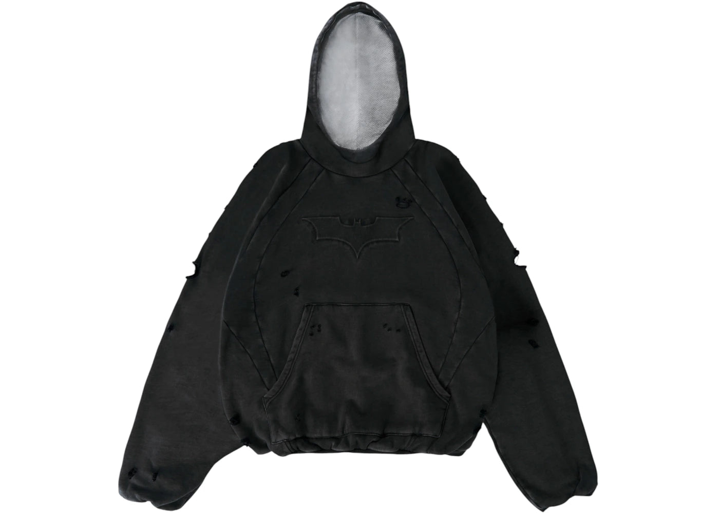 YoungLA x Batman Street Hoodie Black Wash