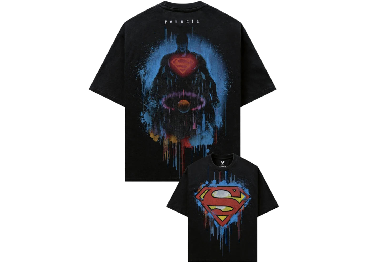 YoungLA x Superman Graphic Tee The Painting