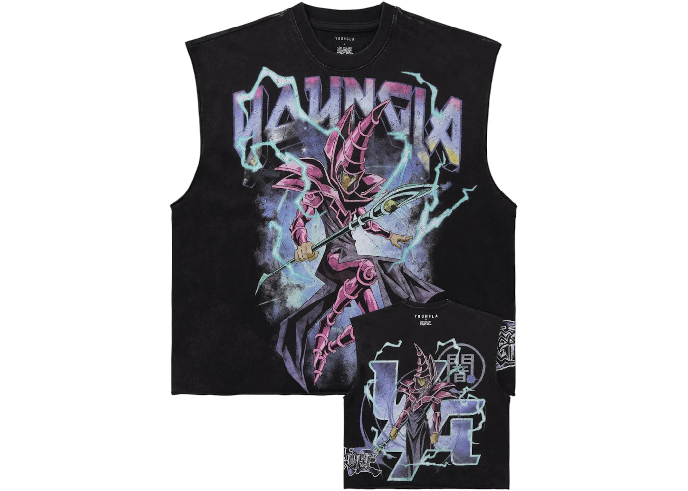 YoungLA x Yu-Gi-Oh! Cut-Off T-shirt Dark Magician