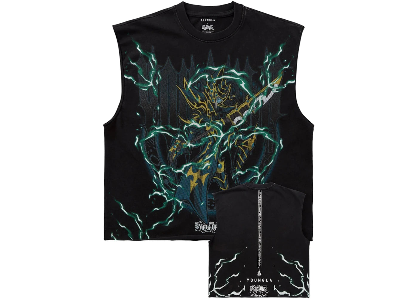 YoungLA x Yu-Gi-Oh! Cut-Off T-shirt Lightning Paladin