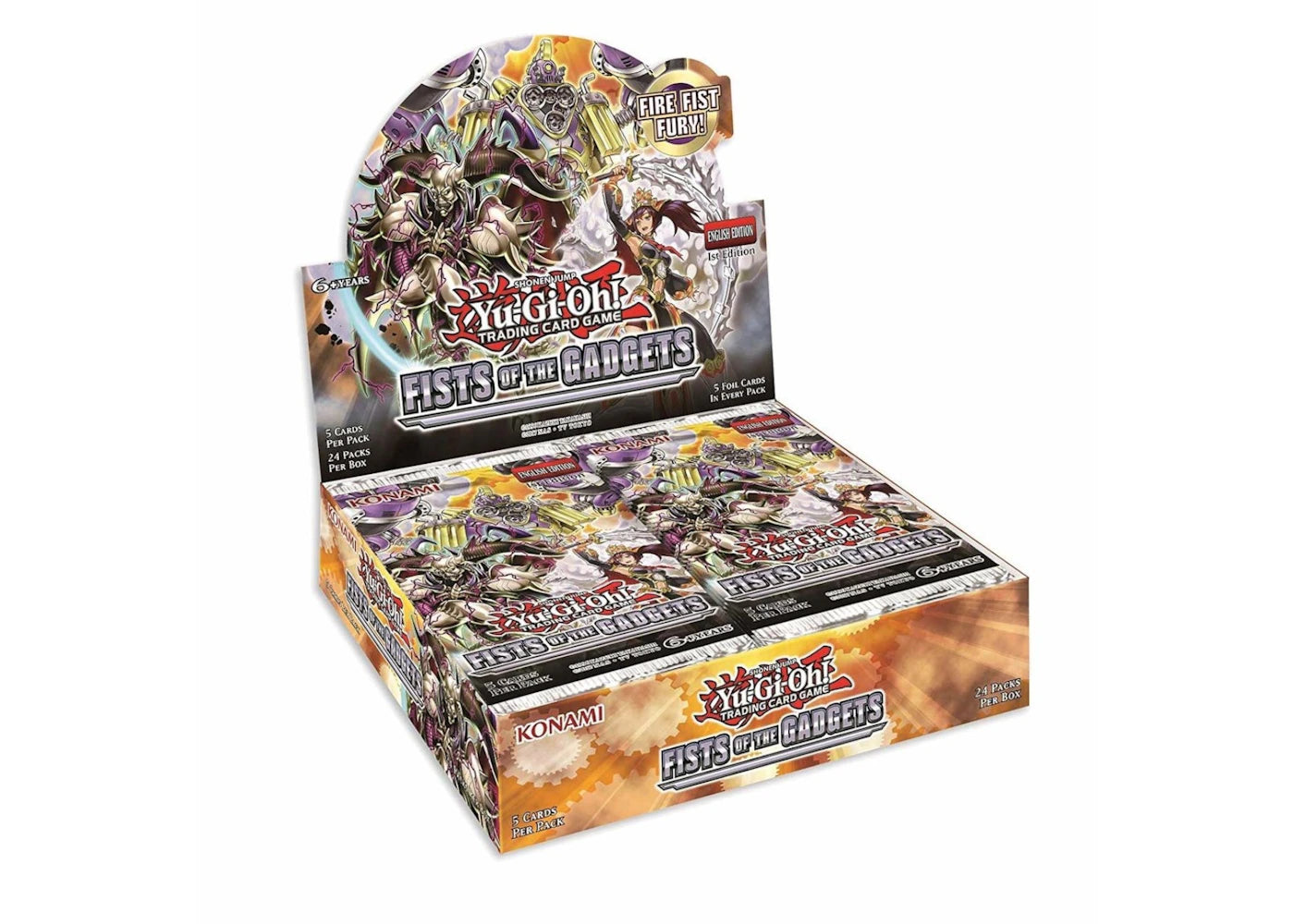 Yu-Gi-Oh! Fists of the Gadgets Booster Box