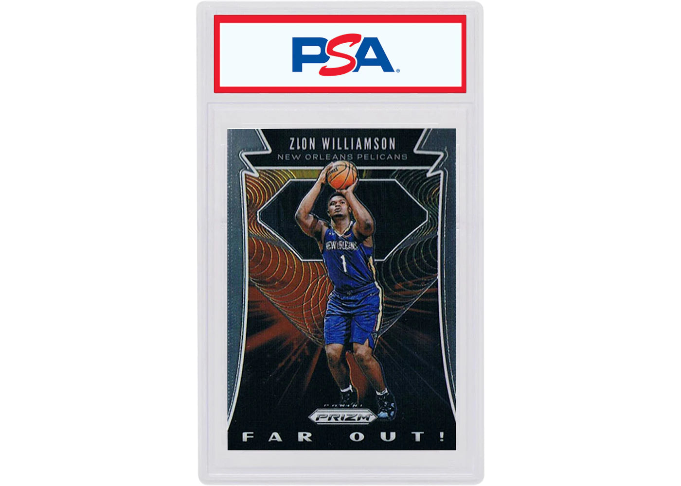 Zion Williamason 2019 Panini Prizm Rookie Far Out #24 (PSA or BGS Graded)