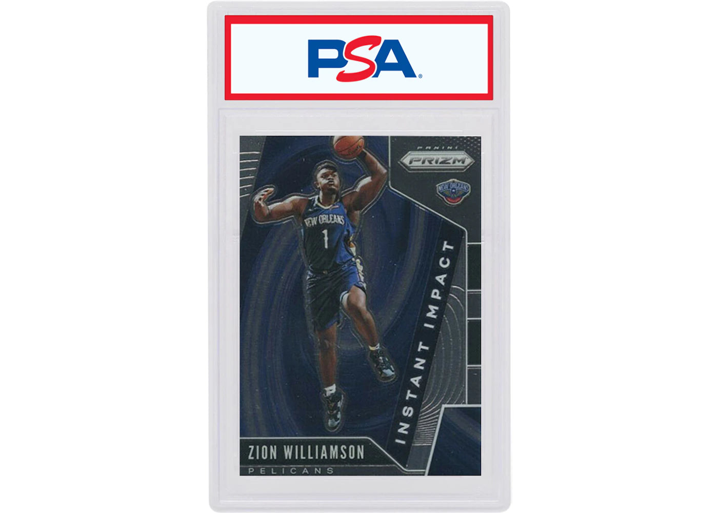 Zion Williamason 2019 Panini Prizm Rookie Insant Impact #2 (PSA or BGS Graded)