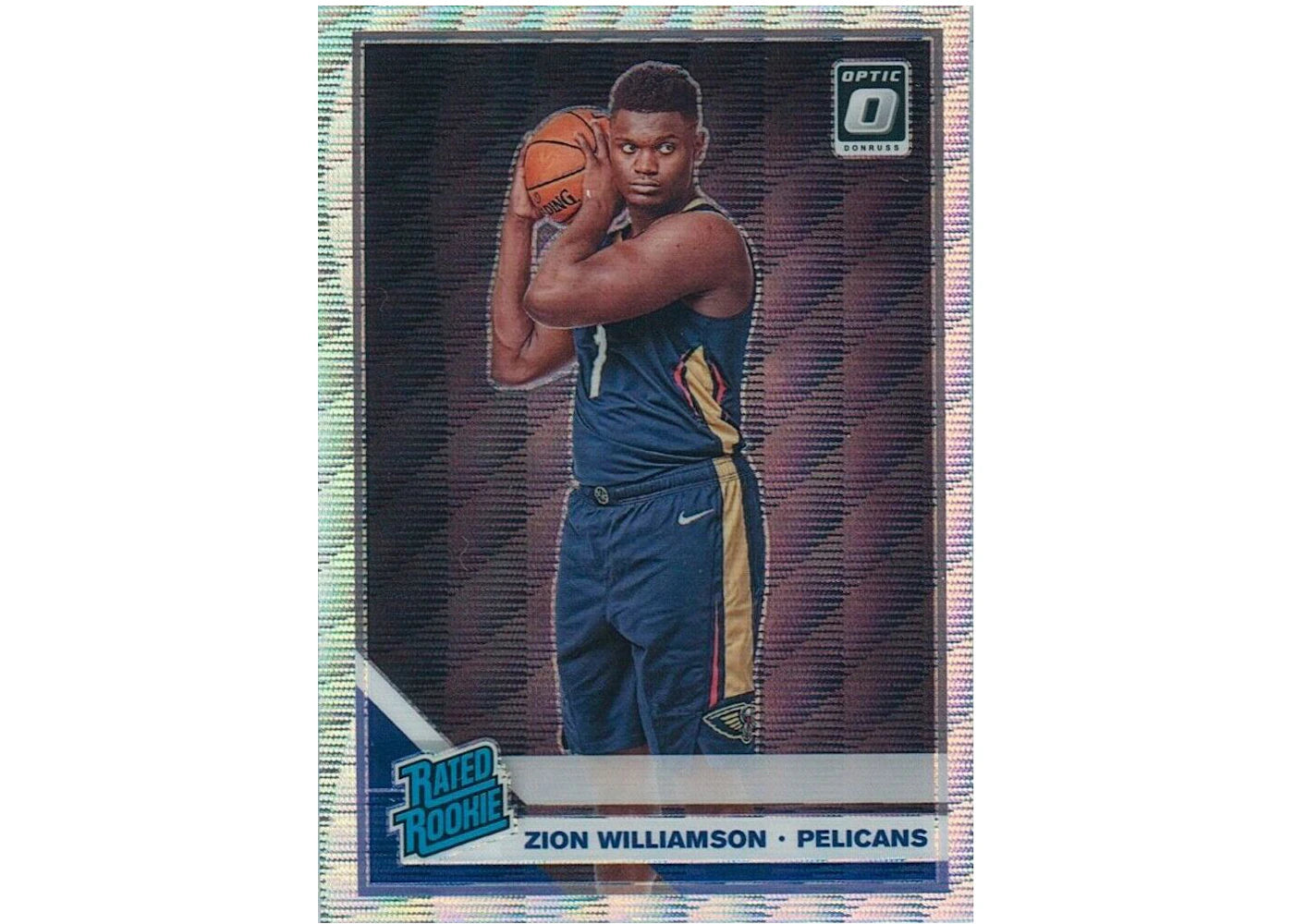 Zion Williamson 2019 Panini Donruss Optic Rookie Fanatics Wave #158 (Ungraded)