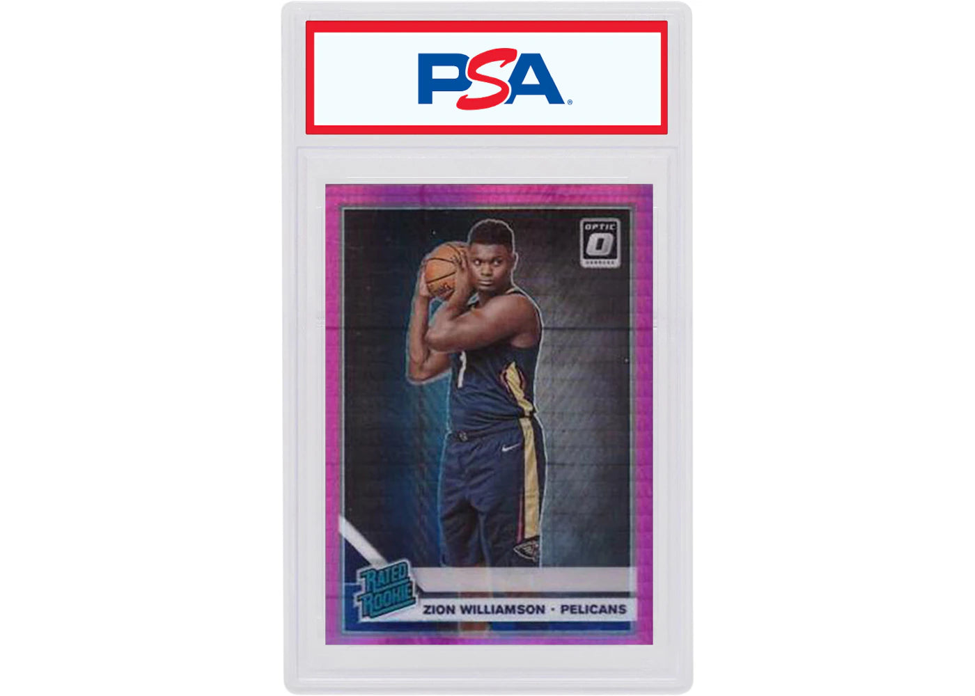 Zion Williamson 2019 Panini Donruss Optic Rookie Hyper Pink #158 (PSA or BGS Graded)