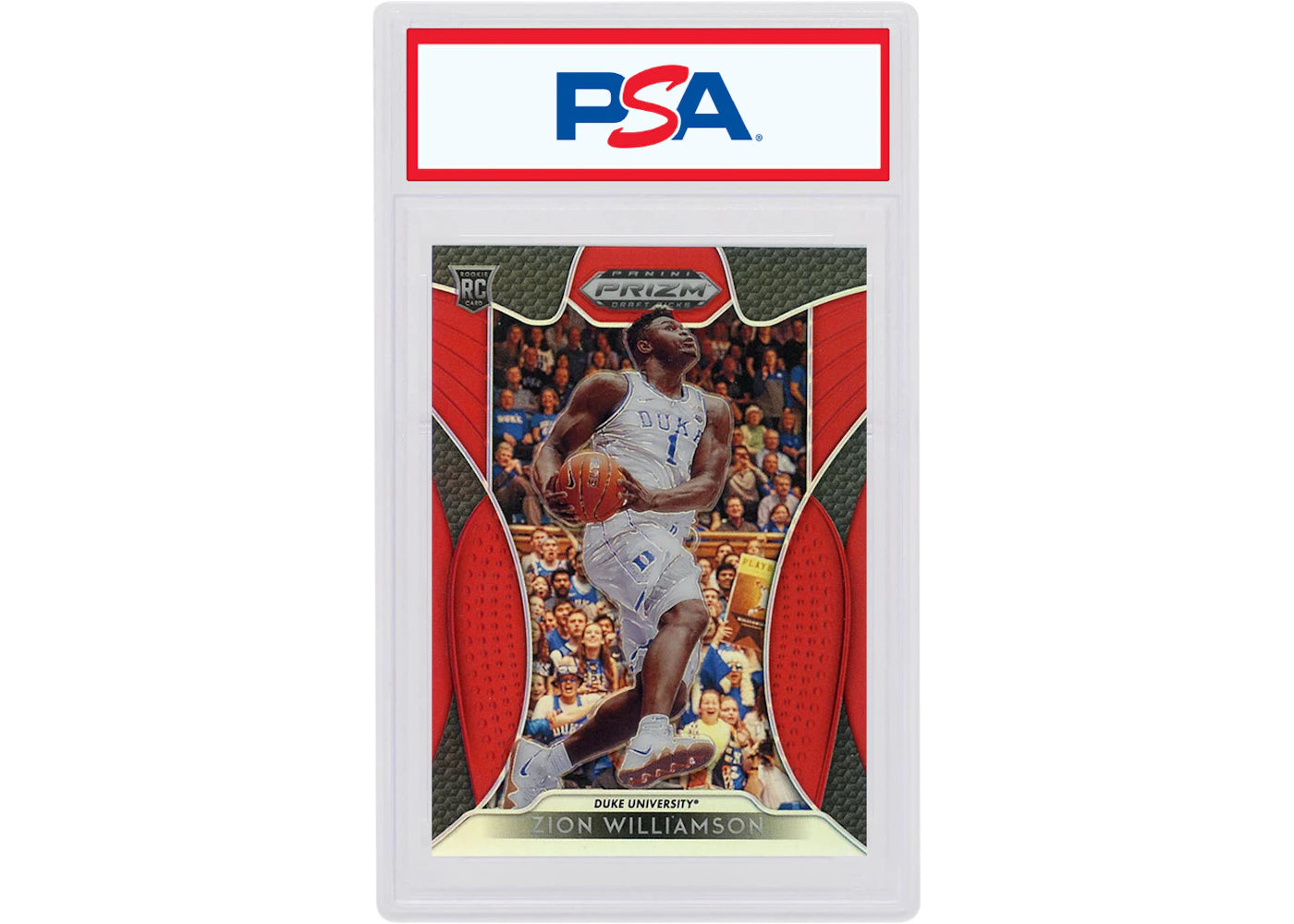 Zion Williamson 2019 Panini Prizm Draft Picks Rookie Red #1 (PSA or BGS Graded)