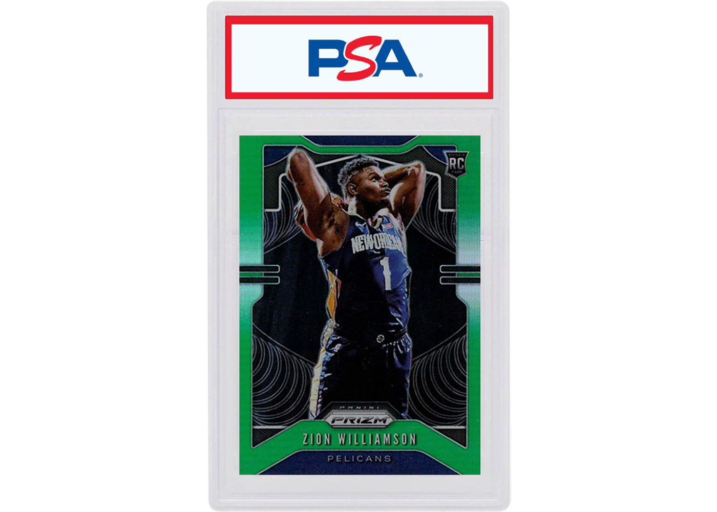 Zion Williamson 2019 Panini Prizm Rookie Green #248 (PSA or BGS Graded)