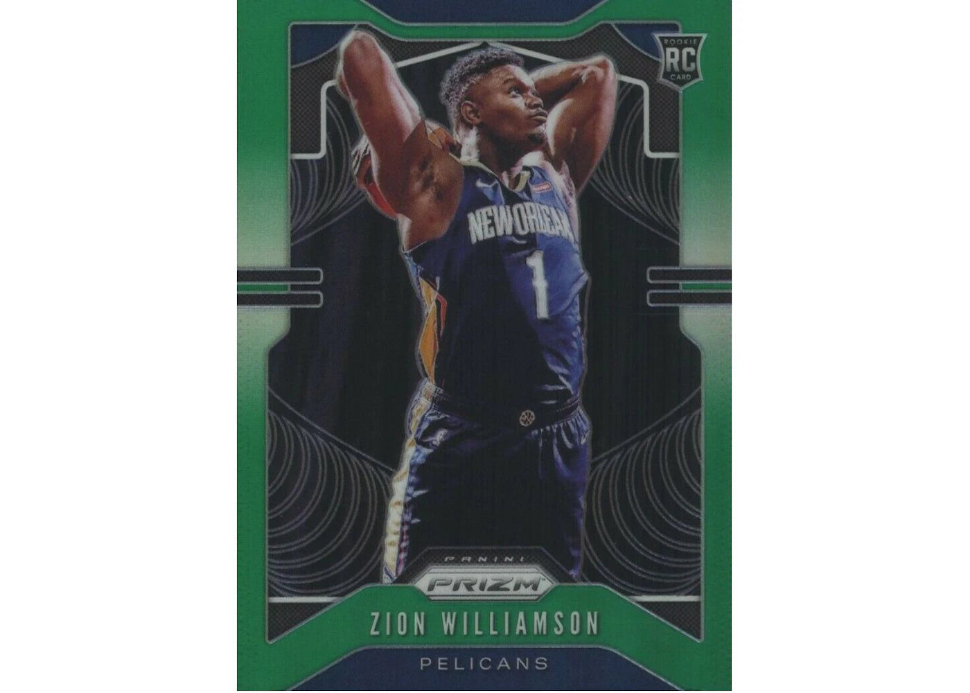 Zion Williamson 2019 Panini Prizm Rookie Green #248 (Ungraded)