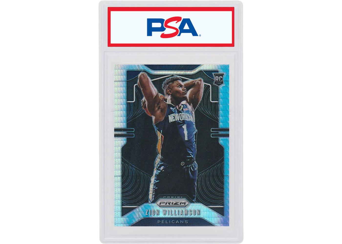 Zion Williamson 2019 Panini Prizm Rookie Hyper #248 (PSA or BGS Graded)