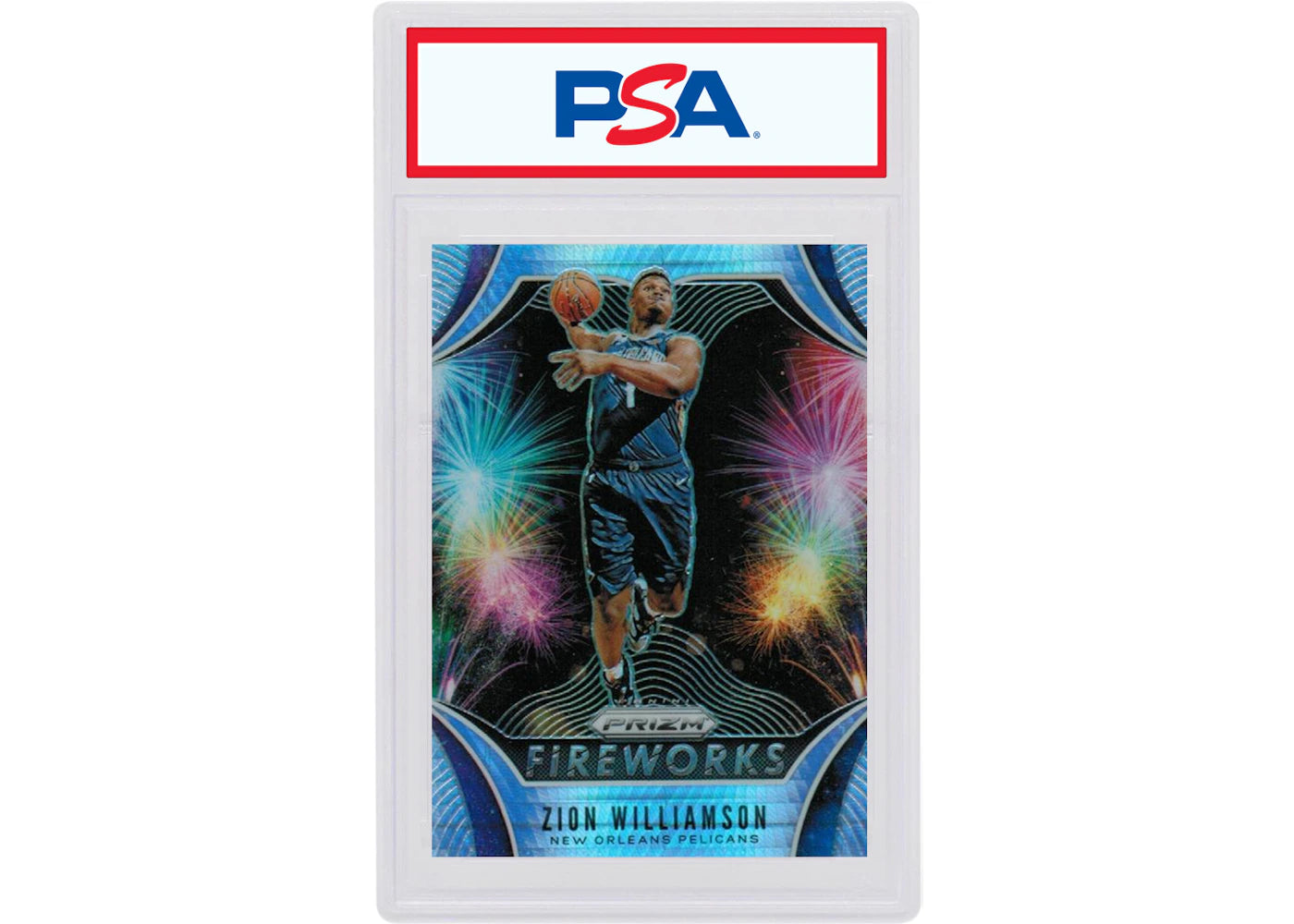 Zion Williamson 2019 Panini Rookie Fireworks Silver #26 (PSA or BGS Graded)