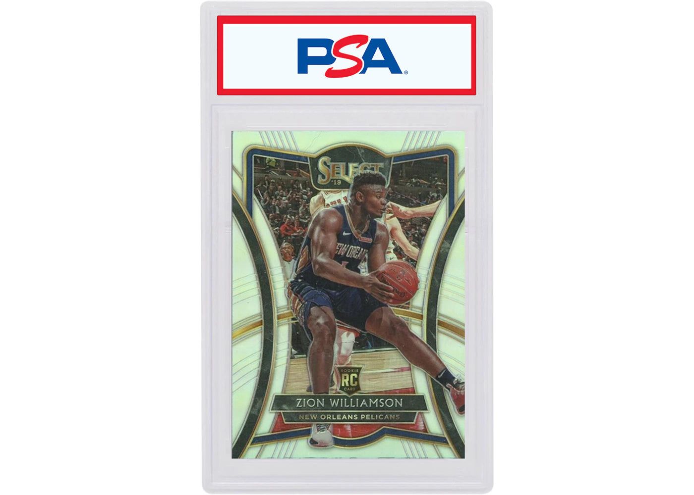Zion Williamson 2019 Panini Select Rookie Silver #199 (PSA or BGS Graded)