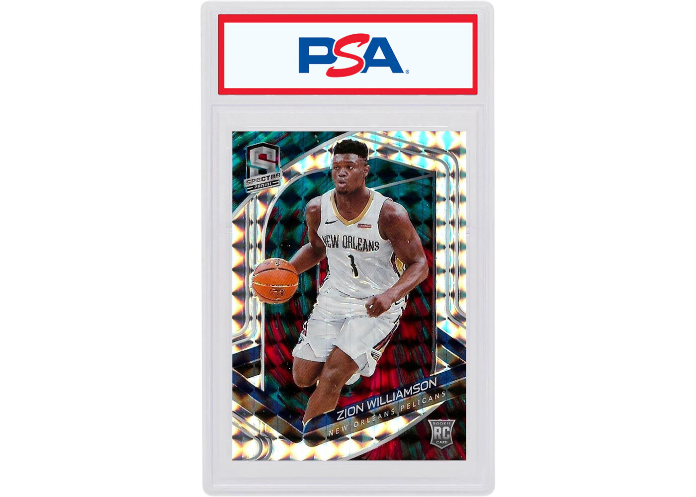Zion Williamson 2019 Panini Spectra Rookie Intersteller /49 #109 (PSA or BGS Graded)