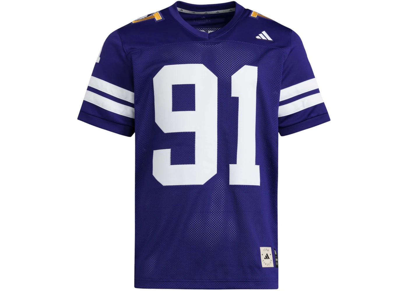 adidas 1991 National Championship Anniversary Icon Jersey Washington Team College Purple White