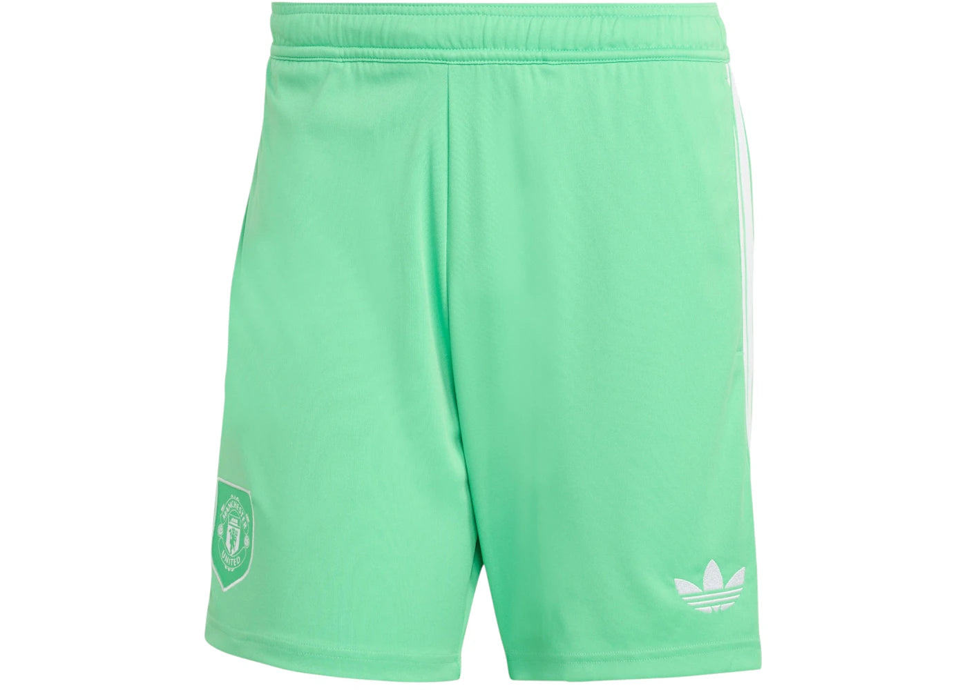 adidas 2025/2026 Third Goalkeeper Shorts Manchester United Semi Screaming Green
