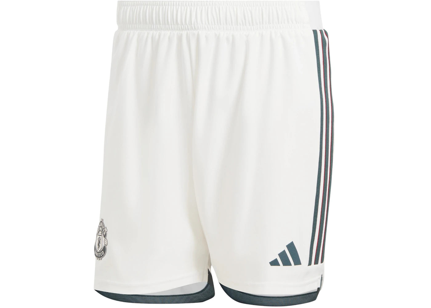 adidas 23/24 Away Authentic Shorts Manchester United Core White