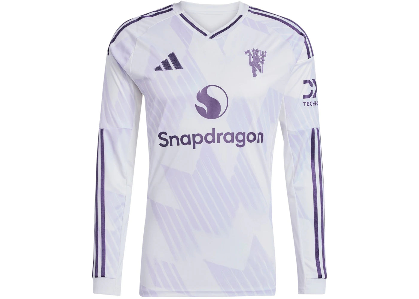 adidas 25/26 Long Sleeve Away Jersey Manchester United White
