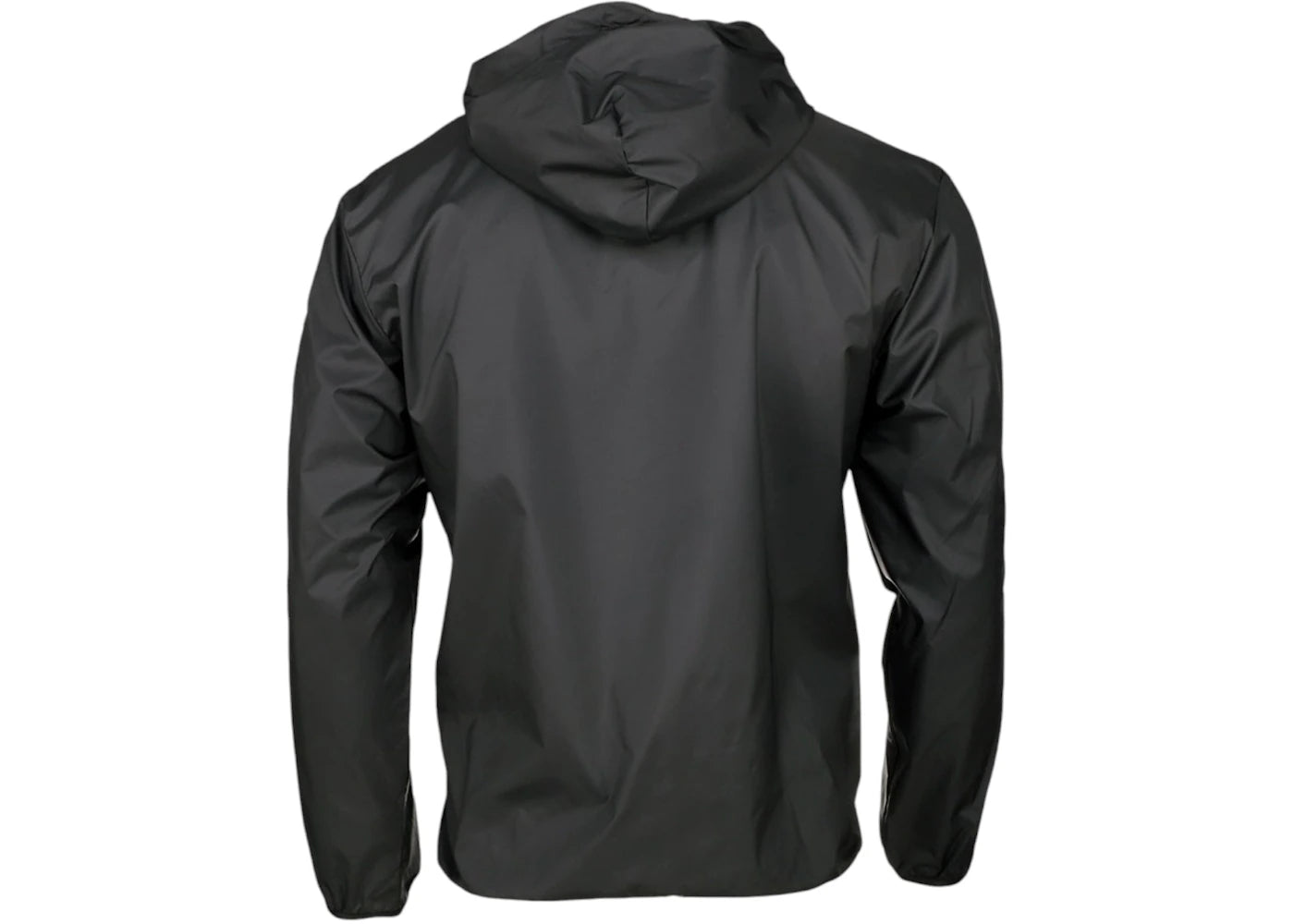 adidas 3 Stripe Woven Full Zip Windbreaker Black
