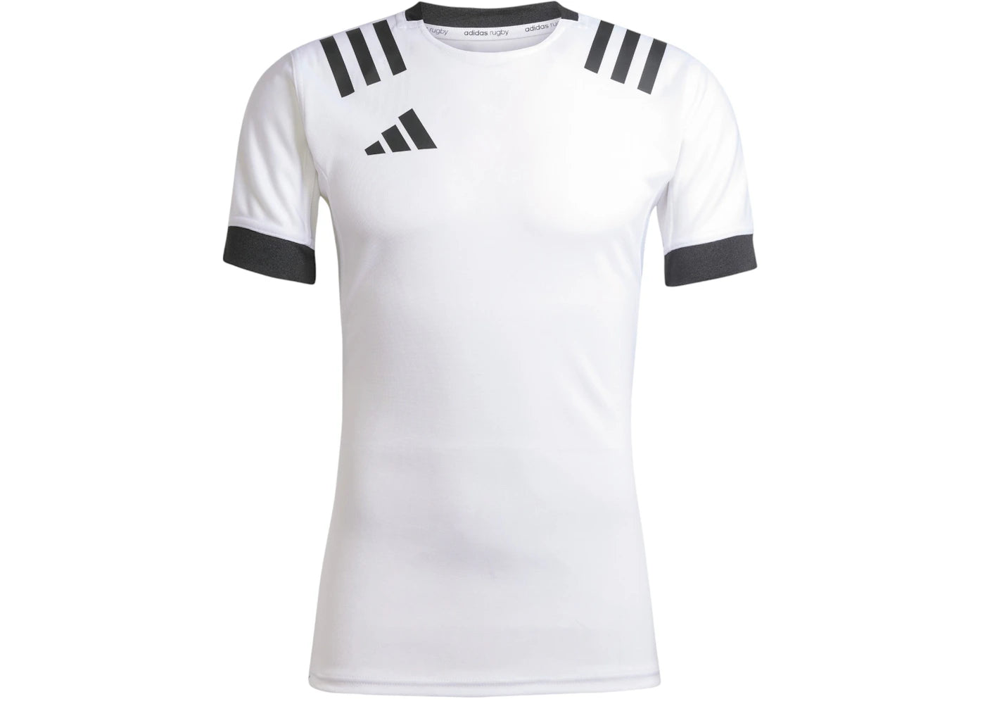 adidas 3-Stripes Fitted Jersey White/Black
