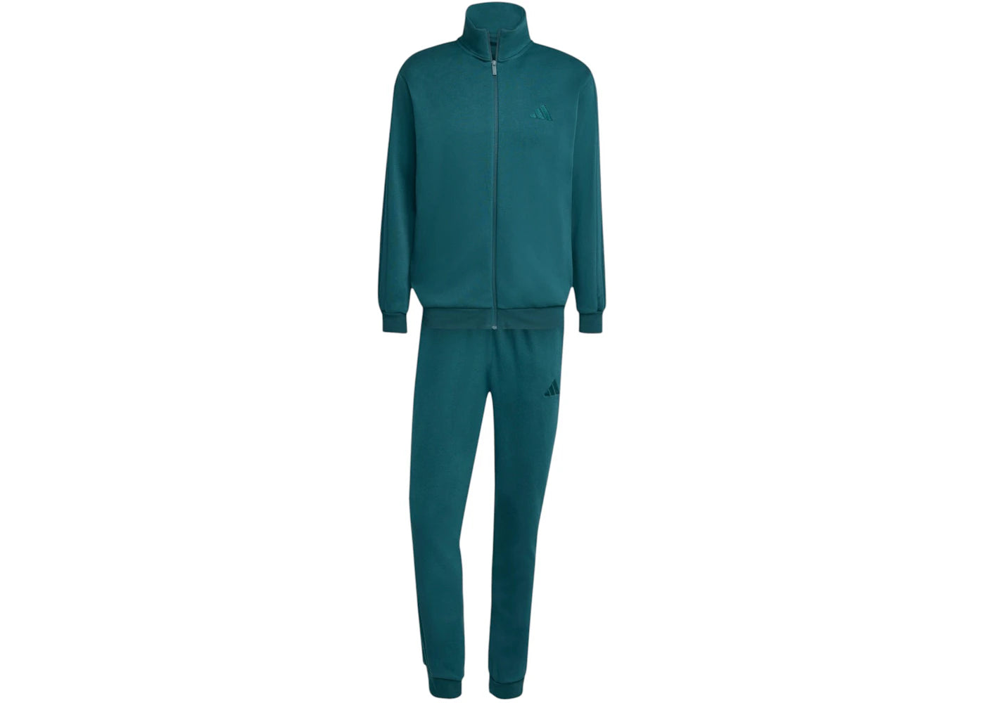 adidas 3-Stripes Fleece Tracksuit Aurora Ivy