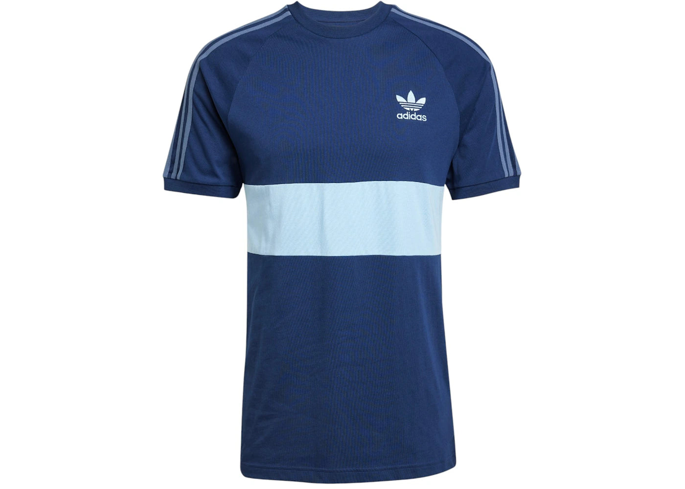 adidas 3-Stripes Panel Tee Night Indigo/Clear Sky
