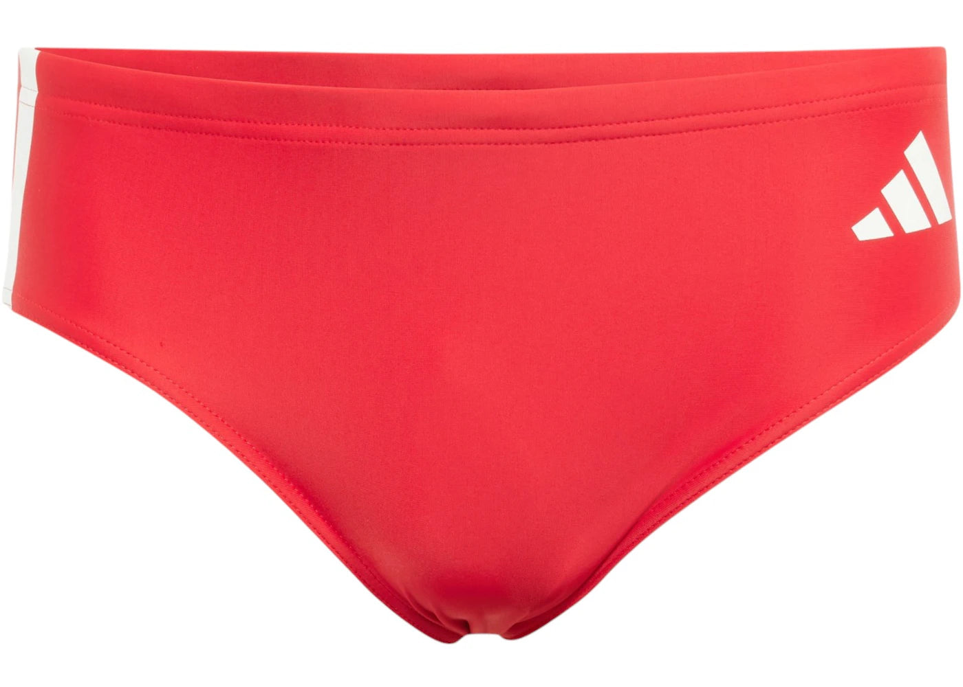 adidas 3-Stripes Swim Trunks Pure Ruby/White