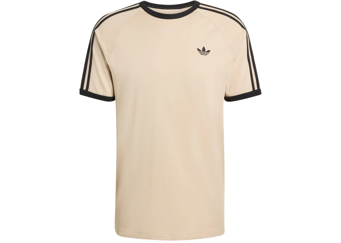 adidas 3-Stripes T-Shirt Stone Khaki