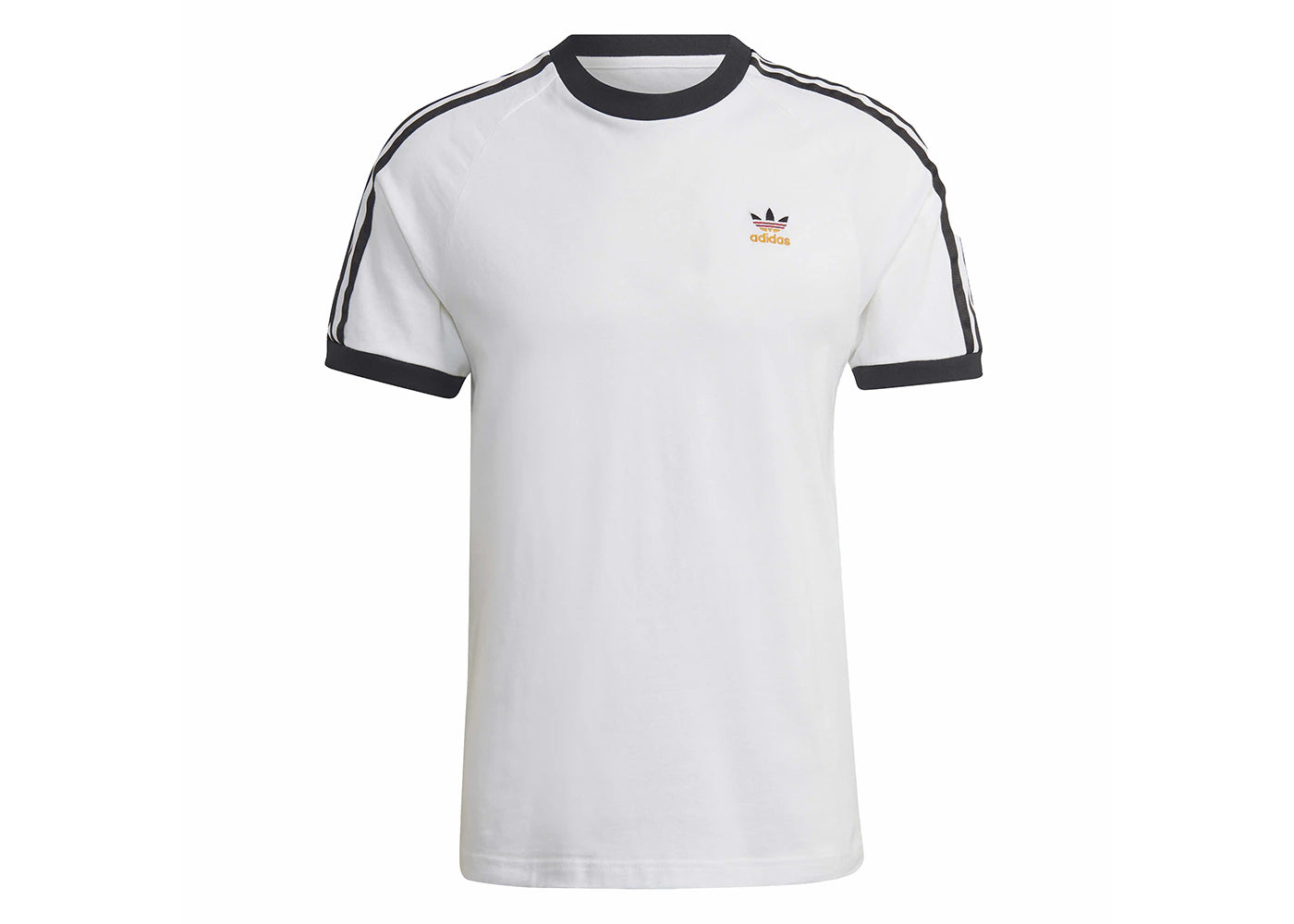 adidas 3-Stripes Tee White/Black/Black