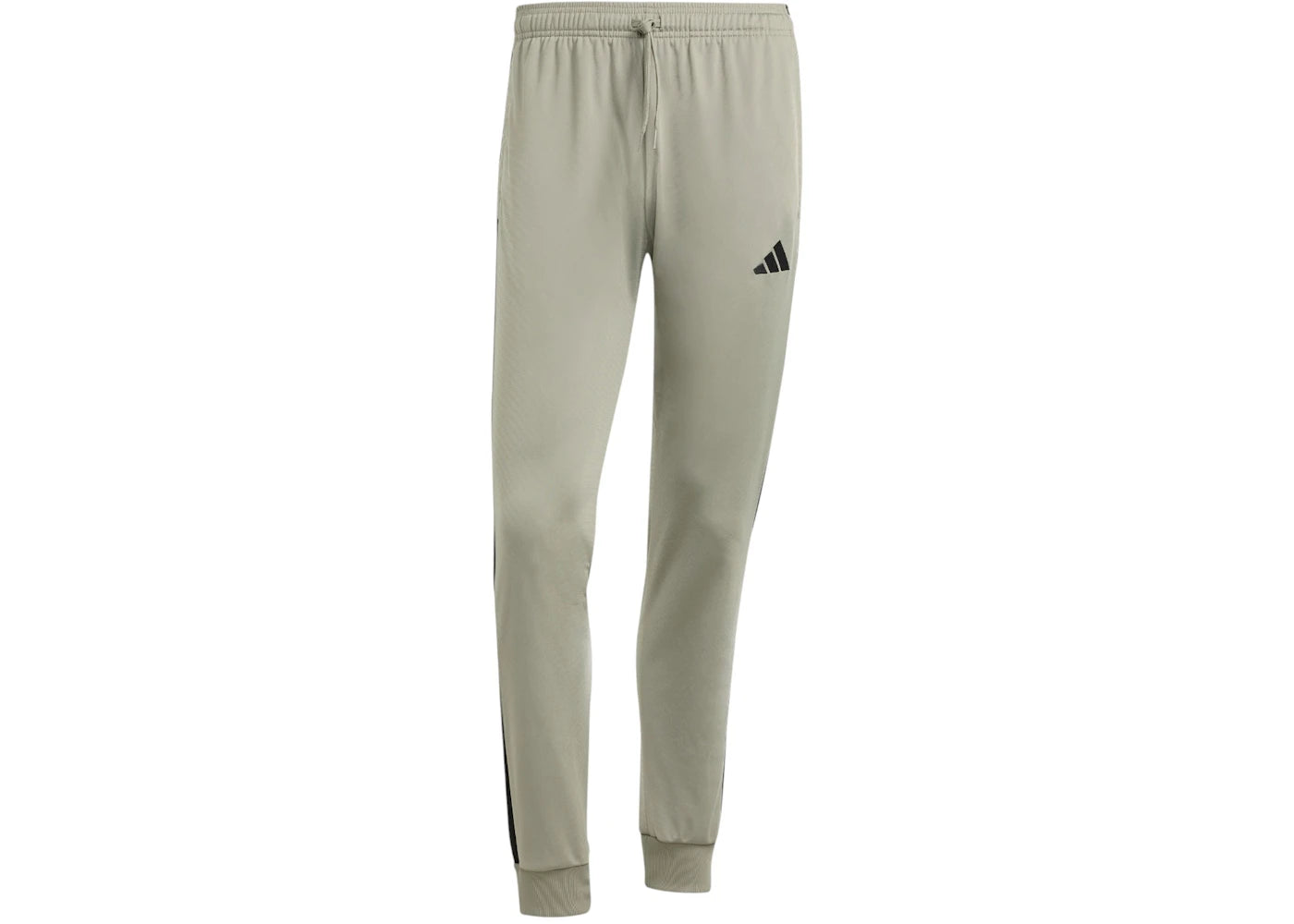 adidas 3-Stripes Tricot Regular Tapered Track Pants Silver Pebble