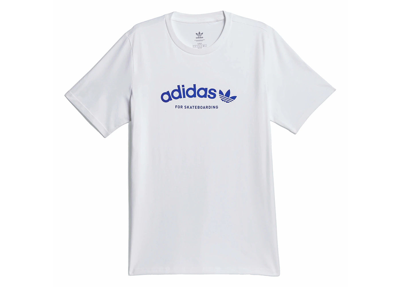 adidas 4.0 Arched Logo Short-Sleeve Tee White/Royal Blue