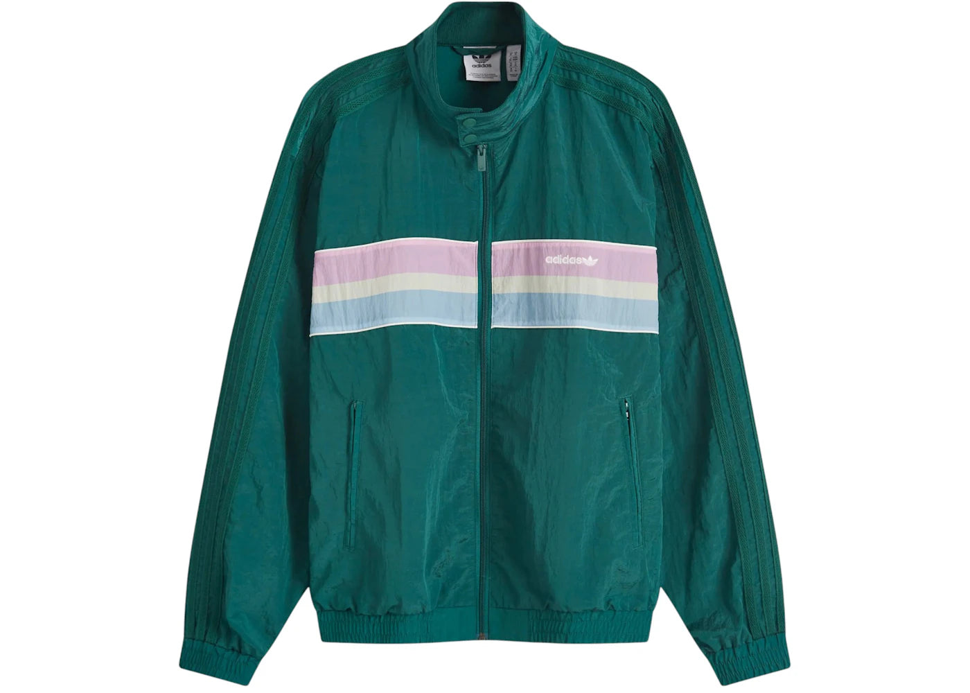 adidas 80s Woven Track Top Collegiate Green