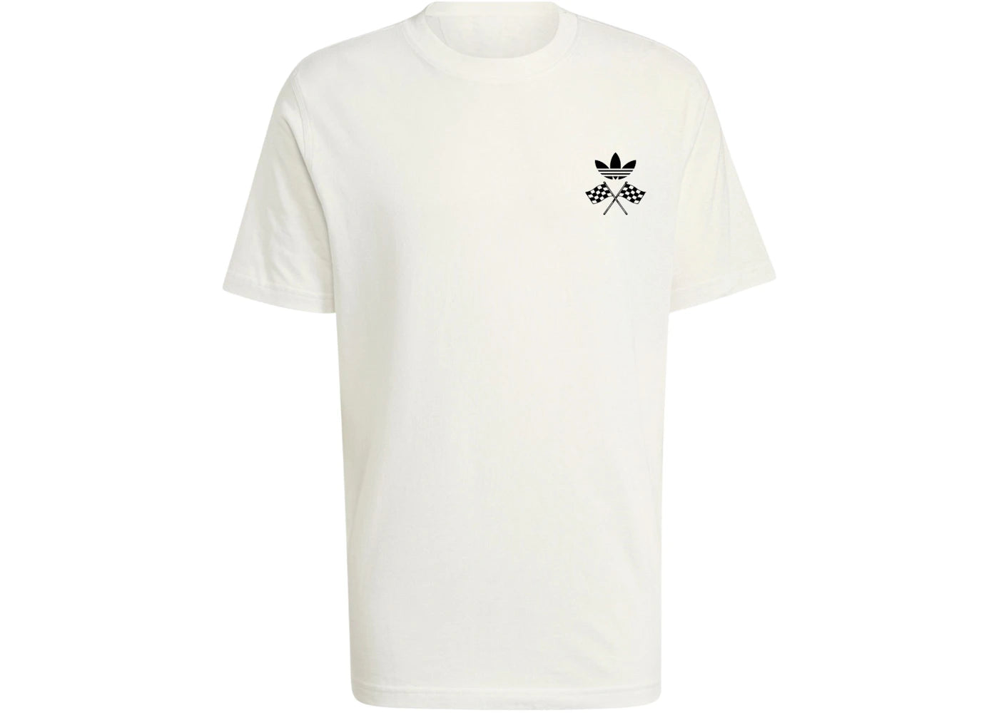 adidas Adi Racing Car Graphic T-Shirt Core White
