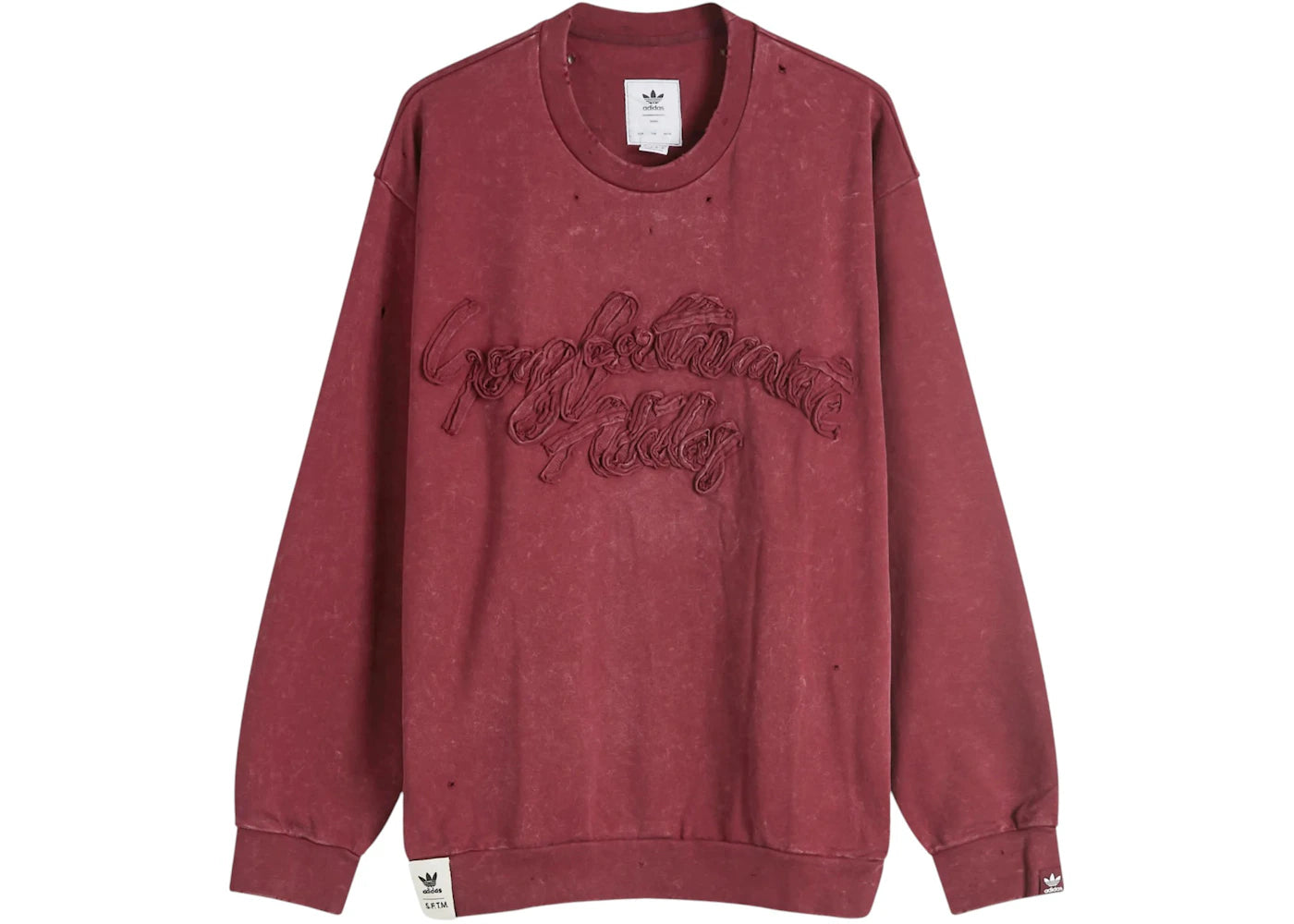 adidas Adi004 Tee Long Sleeve T-shirt Maroon