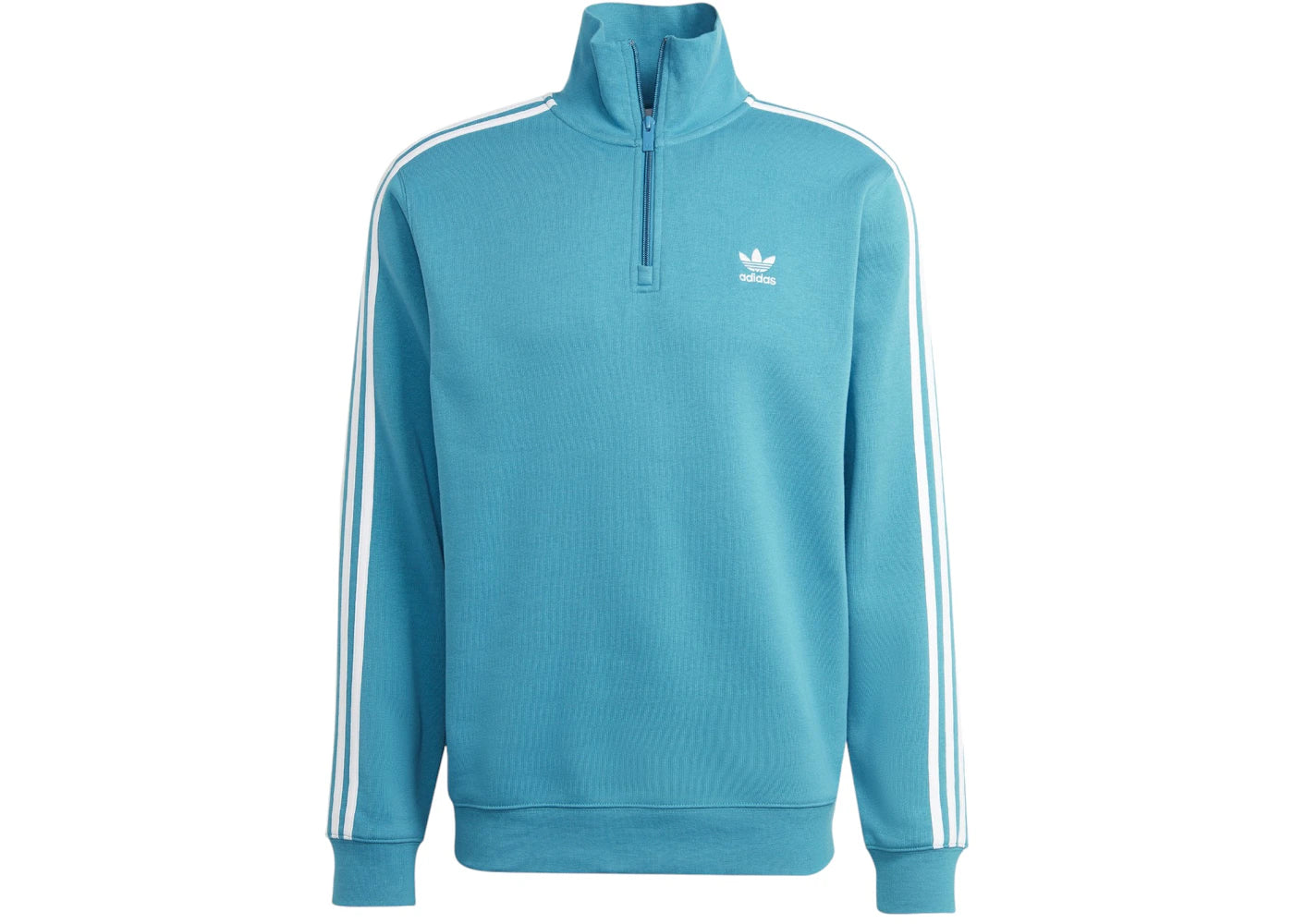 adidas Adicolor Classics 3-Stripes Half-Zip Sweatshirt Arctic Fusion White