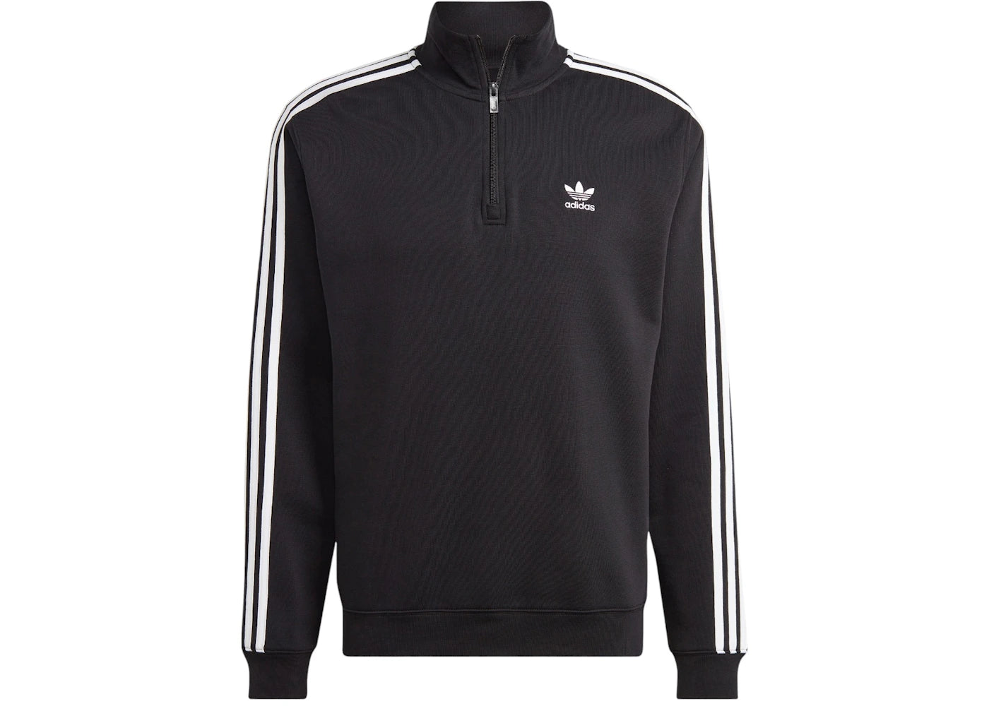 adidas Adicolor Classics 3-Stripes Half-Zip Sweatshirt Black/White