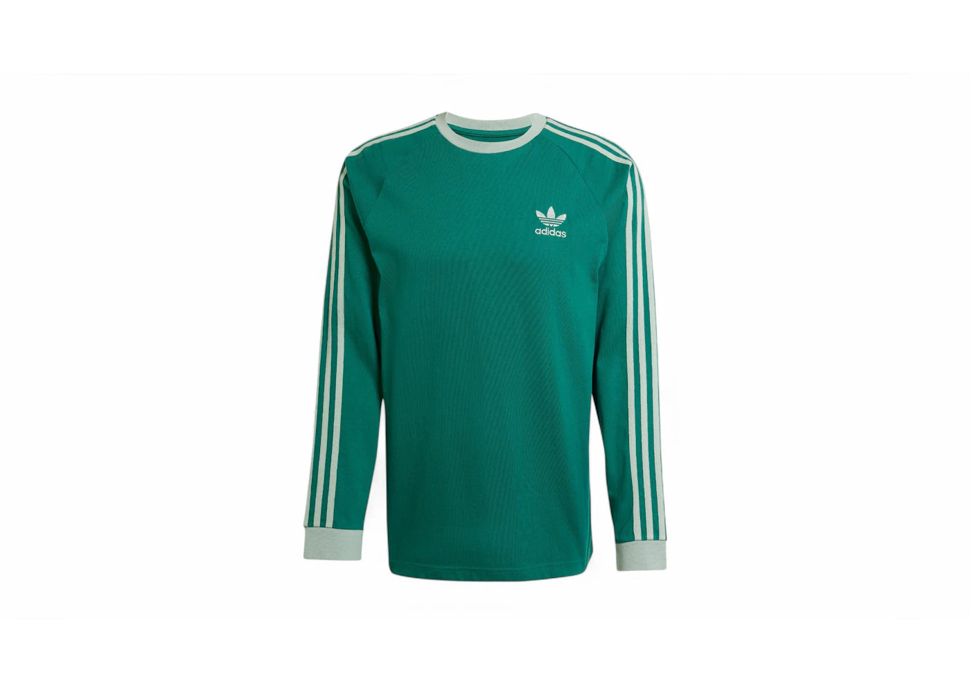adidas Adicolor Classics 3-Stripes Long Sleeve Long-Sleeve Top Collegiate Green