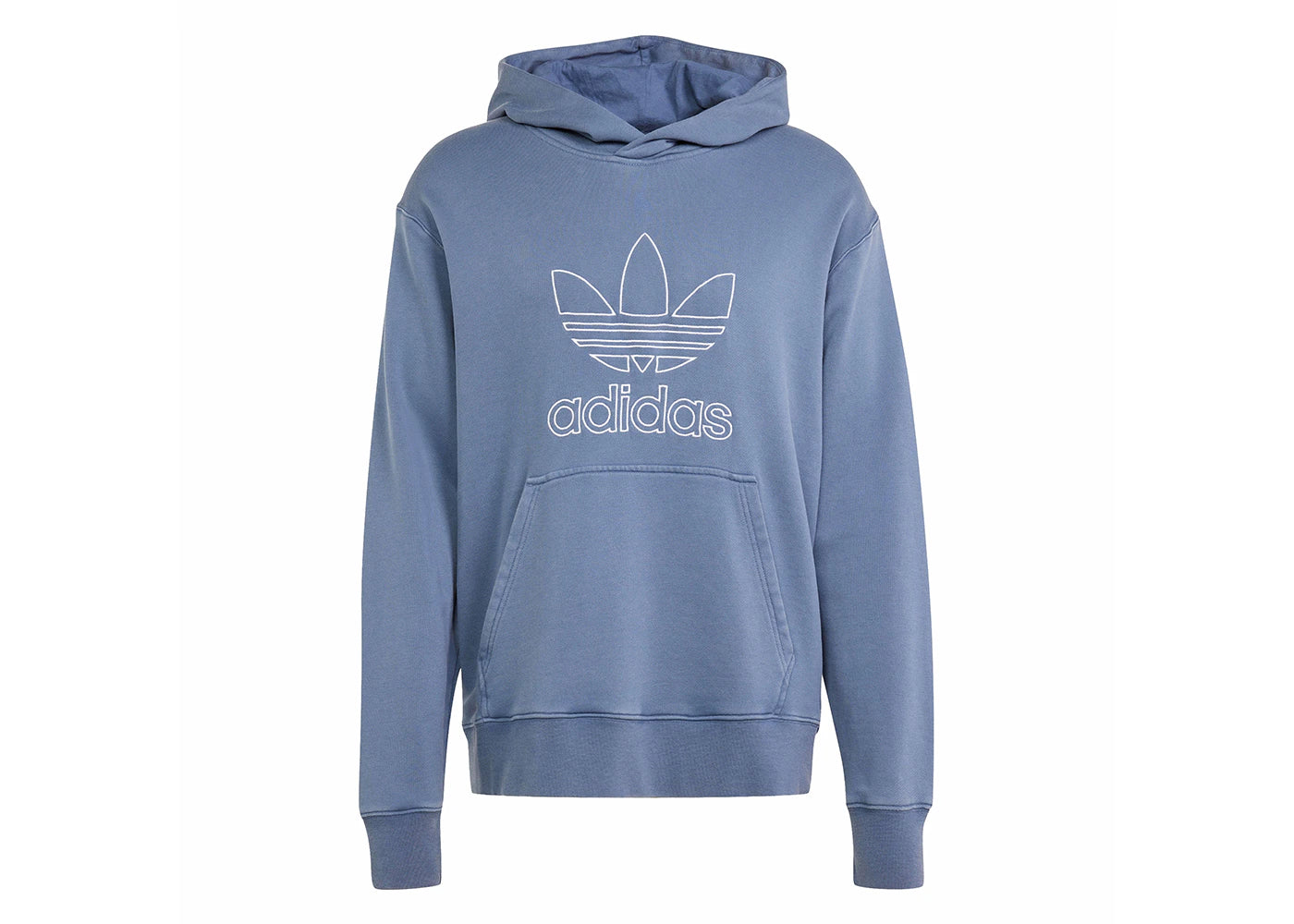 adidas Adicolor Outline Trefoil Hoodie Preloved Ink