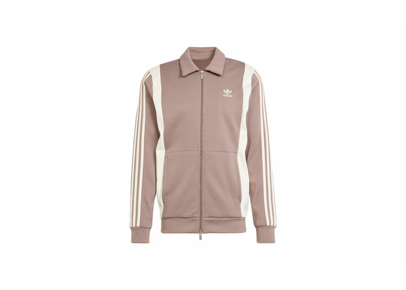 adidas Adicolor Panel Track Top Wonder White/Trace Brown