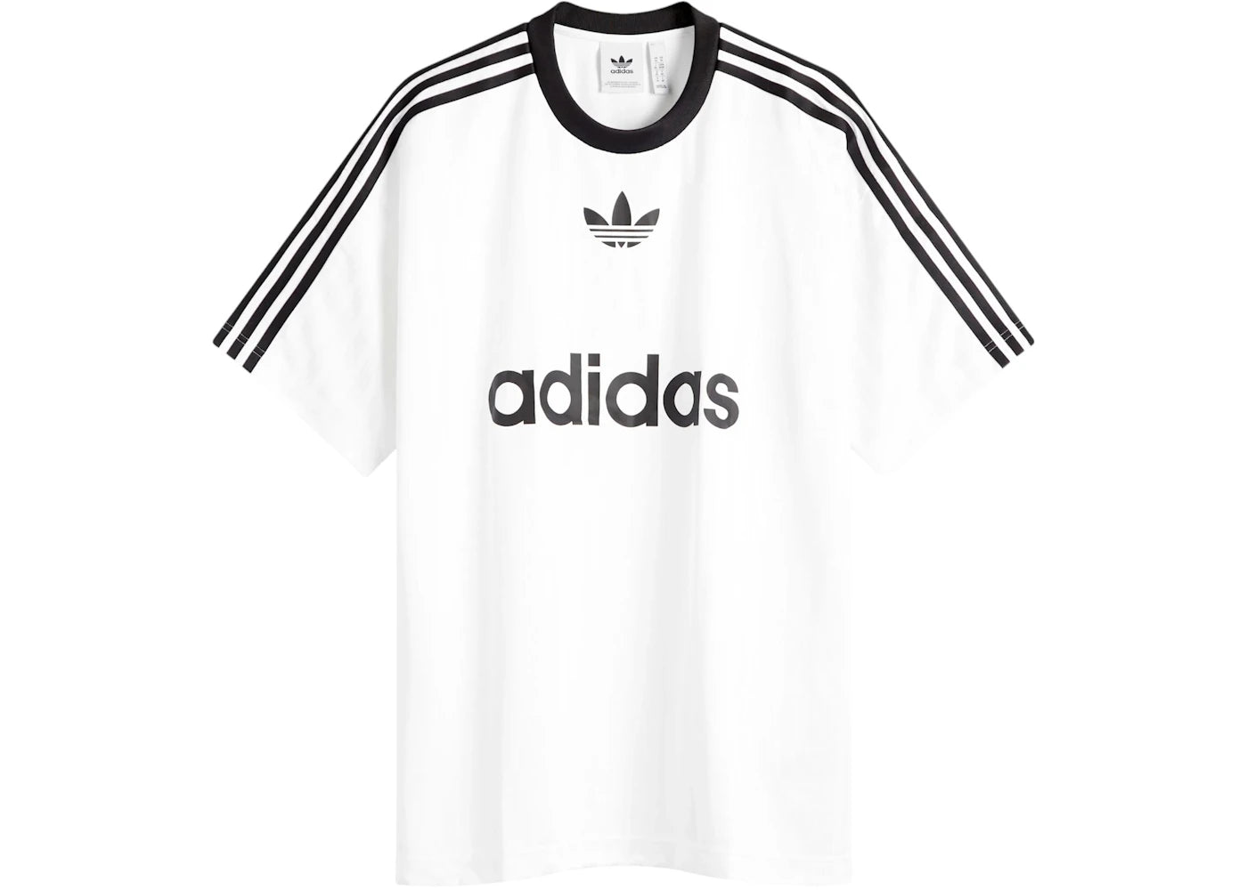 adidas Adicolor Poly T-shirt White/Black