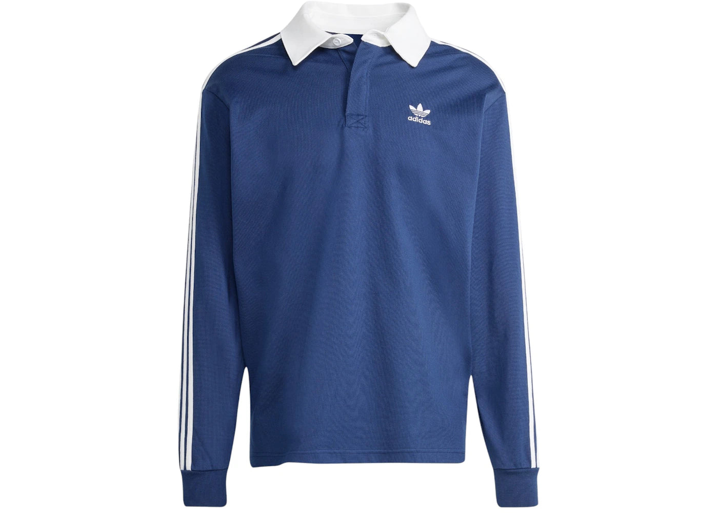 adidas Adicolor Rugby Polo Shirt Night Indigo White