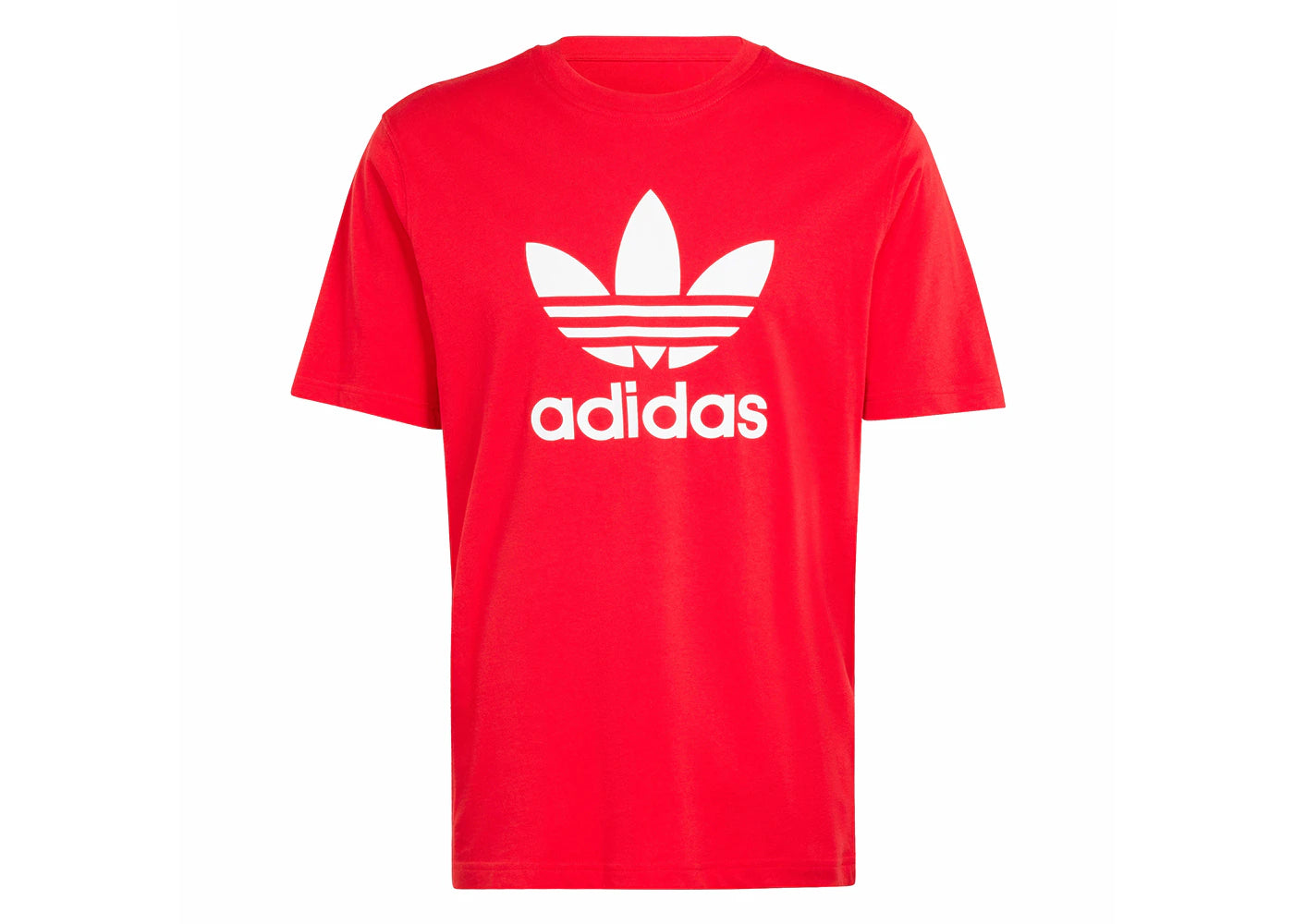 adidas Adicolor Trefoil Tee Better Scarlet