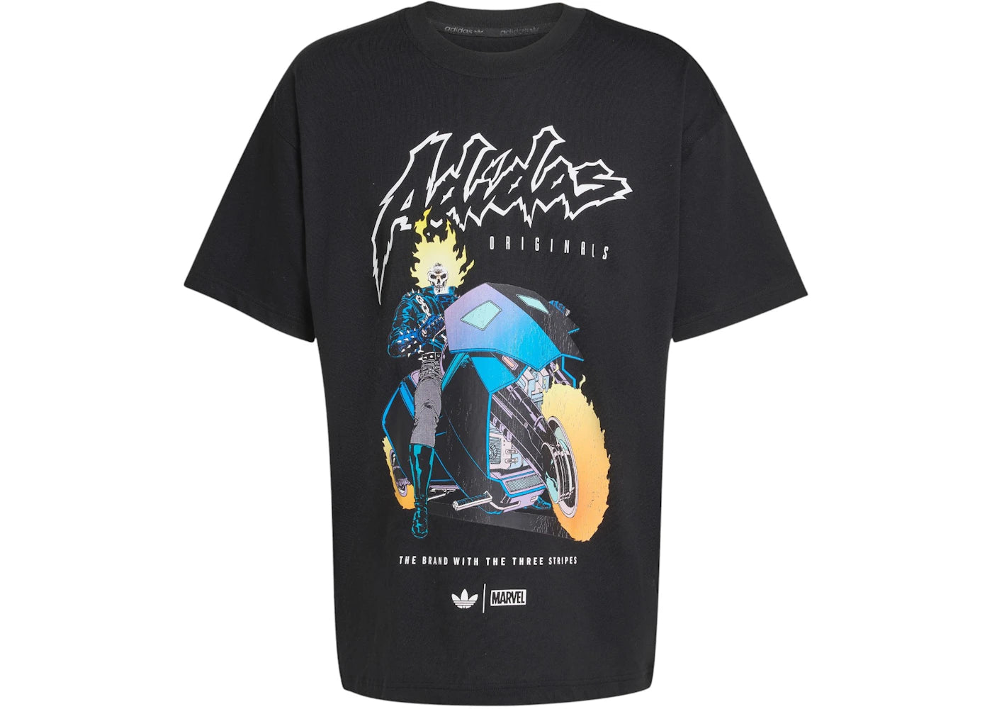 adidas Adidas_Marvel_Ghost Rider Oversized T-Shirt Men Marvel Black