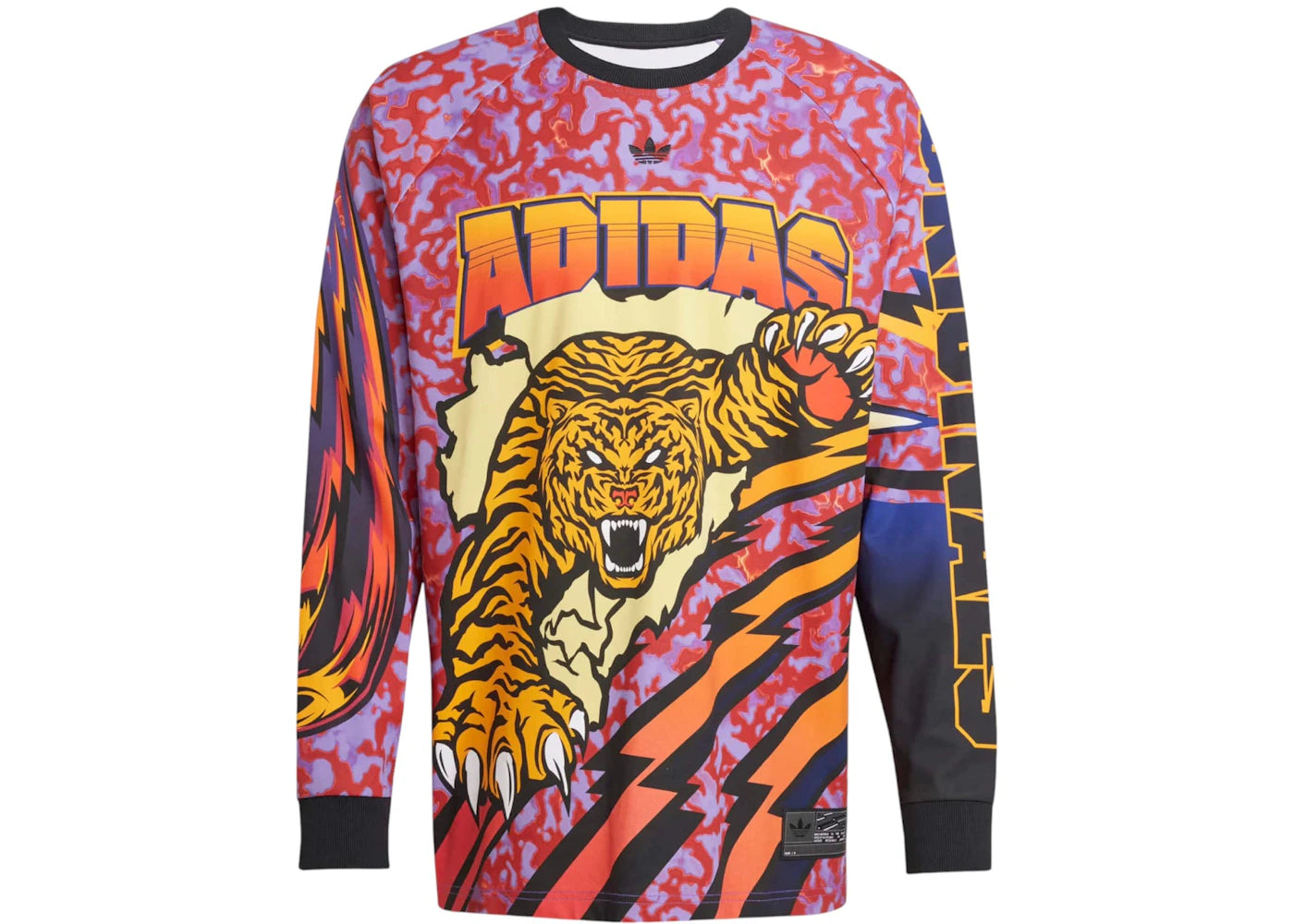 adidas Adilenium Season 3 Long Sleeve Graphic Tee Better Scarlet/Energy Ink