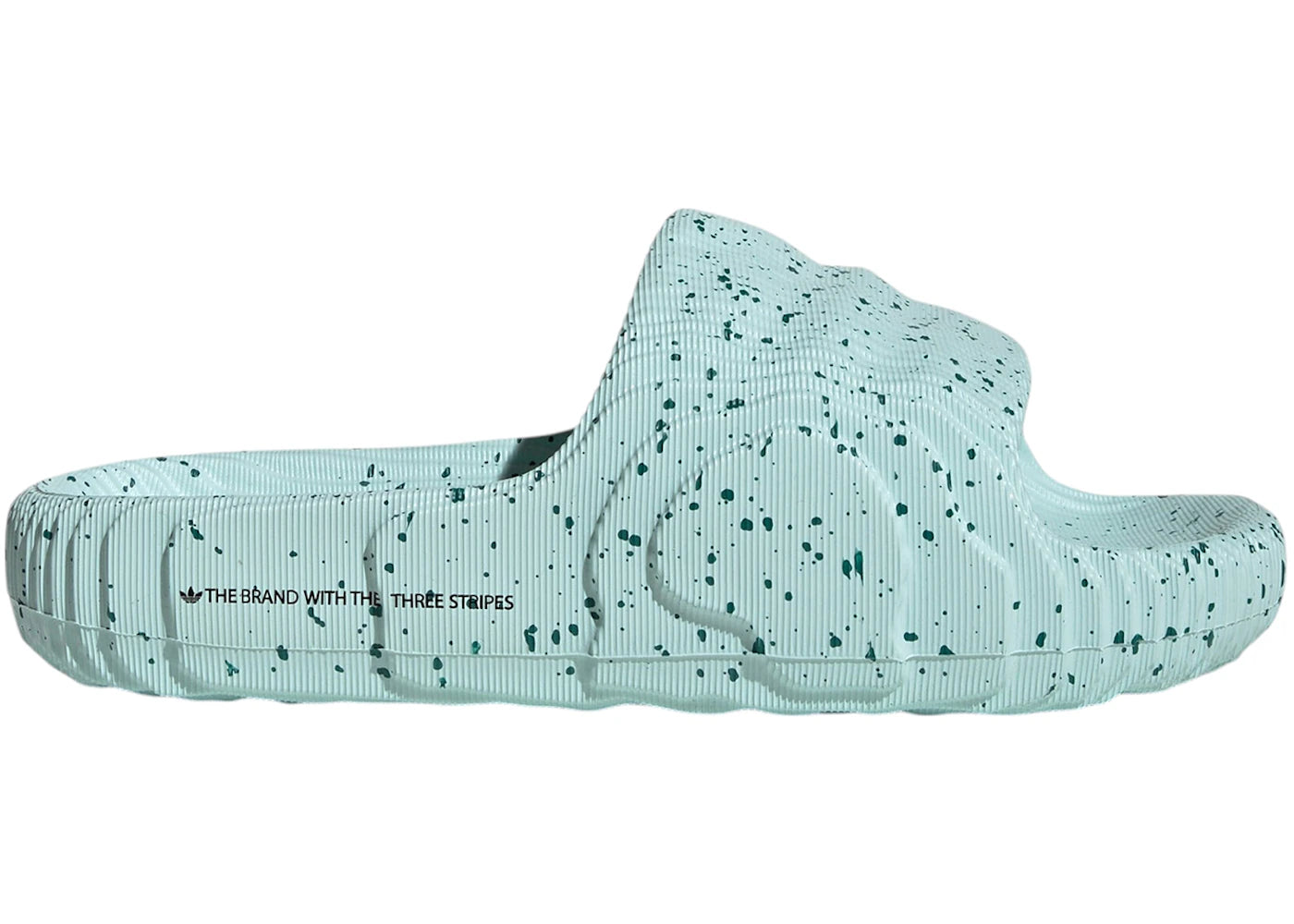 adidas Adilette 22 Slides Semi Flash Aqua Core Black Active Green (Women's)