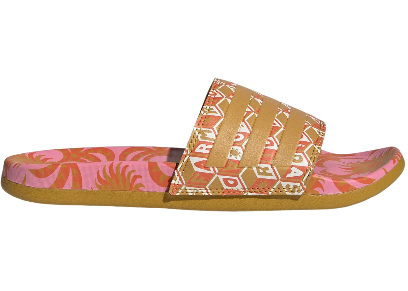 adidas Adilette Comfort Sandals Semi Pink Glow Victory Gold (Women's)