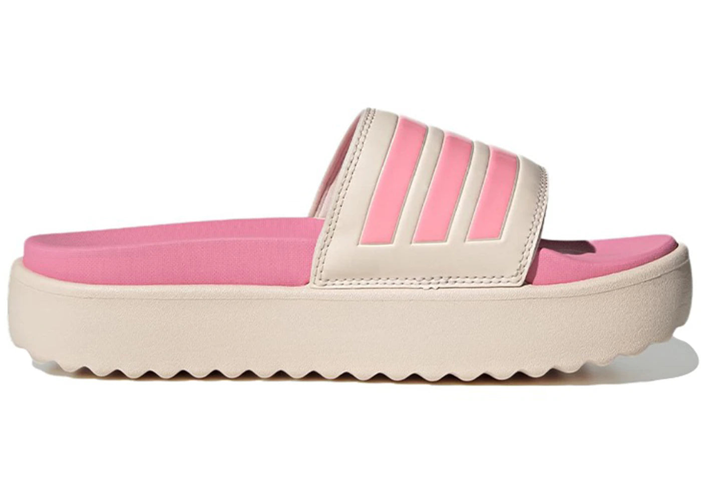 adidas Adilette Platform Wonder Quartz Taupe Metallic (Women's)